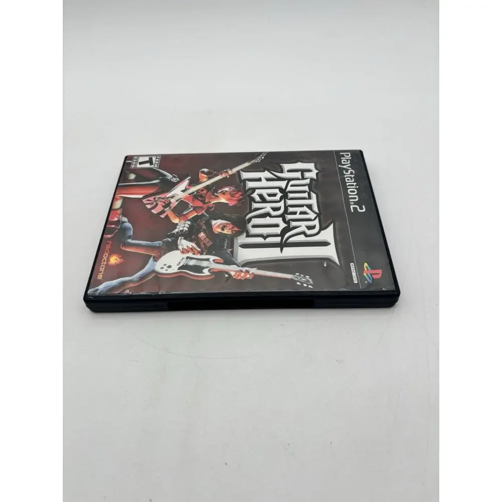 Guitar Hero II (PlayStation 2 PS2) Black Label CIB COMPLETE TESTED WORKS VG